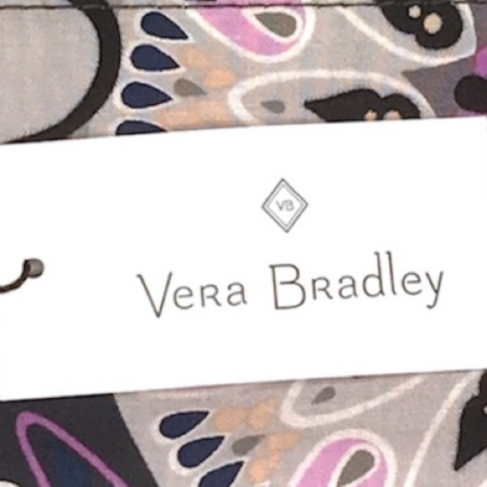 Vera Bradley Zip ID Case Lanyard Mimosa Medallion - Picture 5 of 7